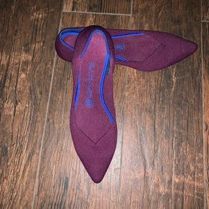 Rothy’s Burgundy The Pointe Flats